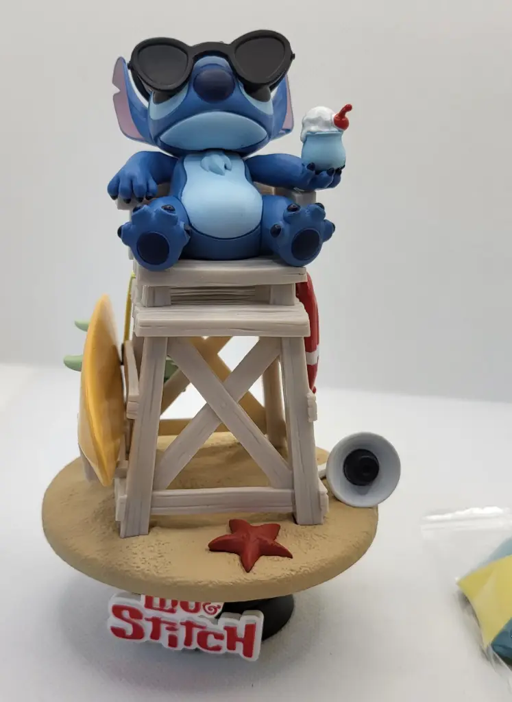 Stitch à la plage