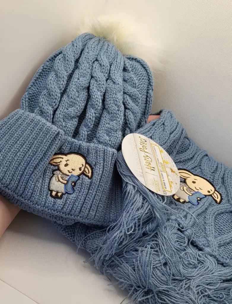 Set bonnet et écharpe Dobby