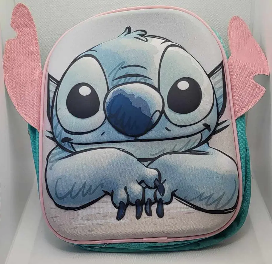 Sac à dos 3D Stitch Vert & Rose