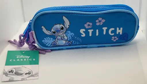 Trousse double Stitch Bleue