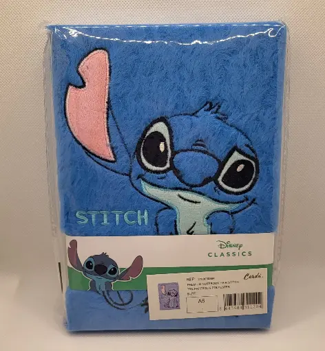 Carnet peluche Stitch